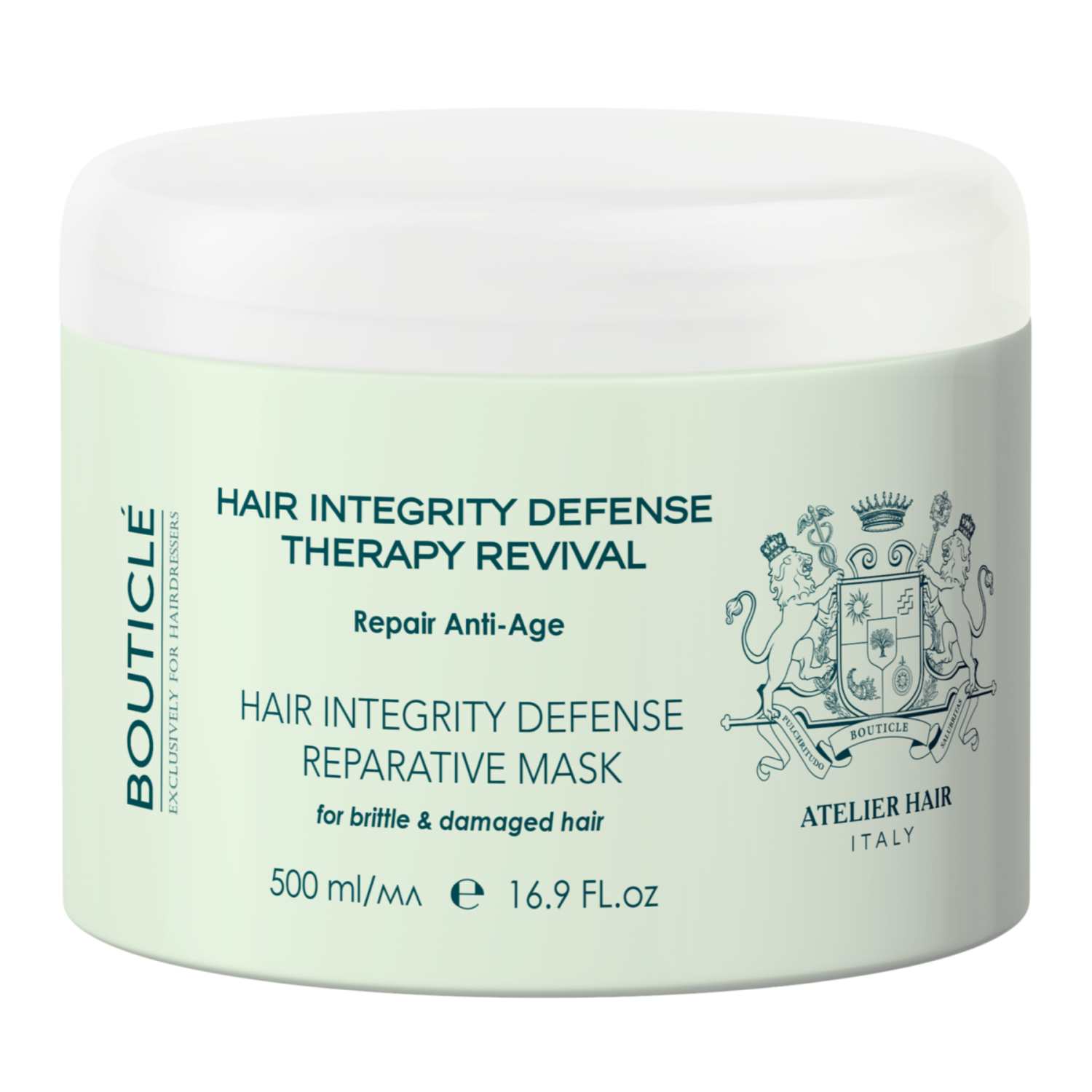 bouticle hair integrity defense reparative mask Укрепляющая восстанавливающая маска для истонченных хрупких и поврежденных волос 500 мл BOUTICLE Hair Integrity Defense Reparative Mask Укрепляющая восстанавливающая маска для истонченных хрупких и поврежденных волос 500 мл — изображение 1