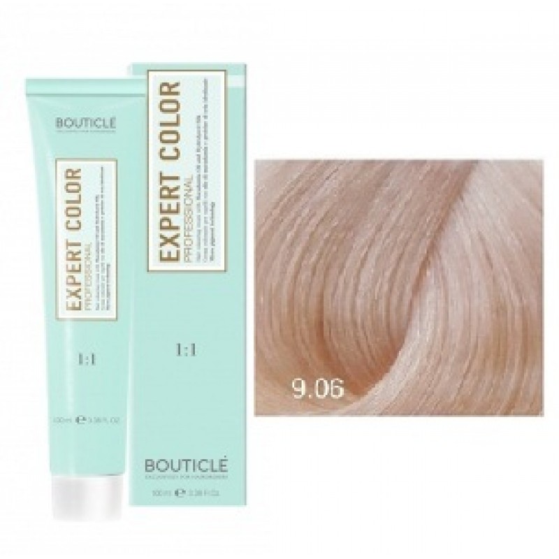 bouticle expert color 9.06 Перманентная крем краска для волос Блондин натурально фиолетовый 100 мл BOUTICLE Expert Color 9.06 Перманентная крем-краска для волос Блондин натурально-фиолетовый 100 мл — изображение 1