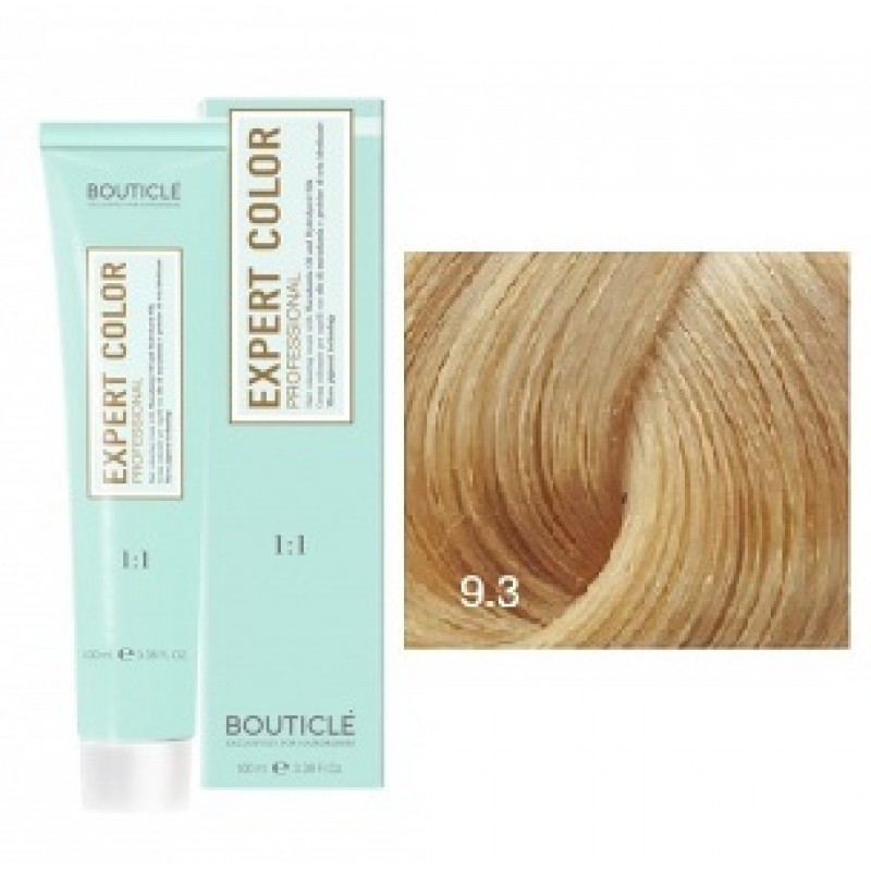 expert color Крем краска для волос 9.3 Блондин золотой 100 мл bouticle Expert Color Крем-краска для волос 9.3 Блондин золотой 100 мл BOUTICLE — изображение 1