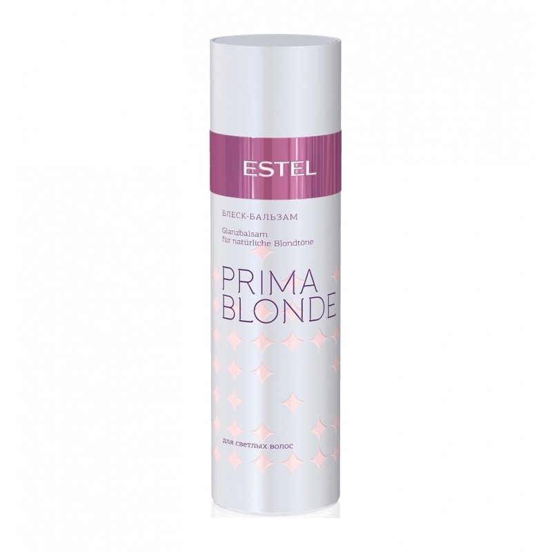 estel prima blonde, Бальзам Блеск для светлых волос, 200 мл ESTEL Prima Blonde, Бальзам-Блеск для светлых волос, 200 мл — изображение 1