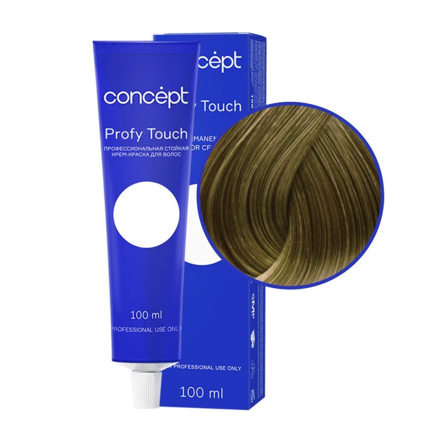 profy touch Стойкая крем краска для волос 7.1 Пепельный светло русый 100 мл concept Profy Touch Стойкая крем-краска для волос 7.1 Пепельный светло-русый 100 мл CONCEPT — изображение 1