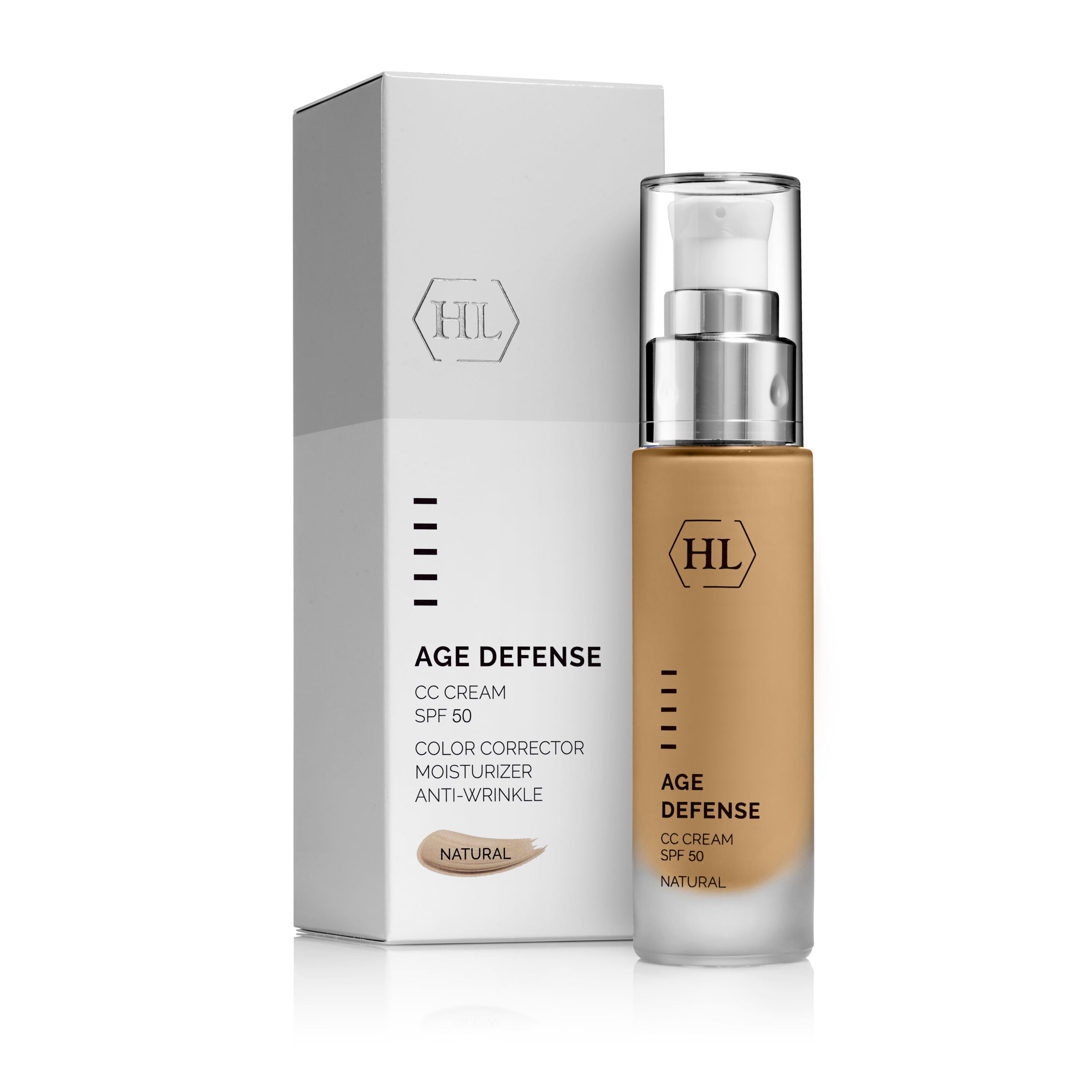 holy land age defense cc cream spf50 natural Корректирующий крем 50 мл HOLY LAND Age Defense CC Cream SPF50 Natural Корректирующий крем 50 мл — изображение 1