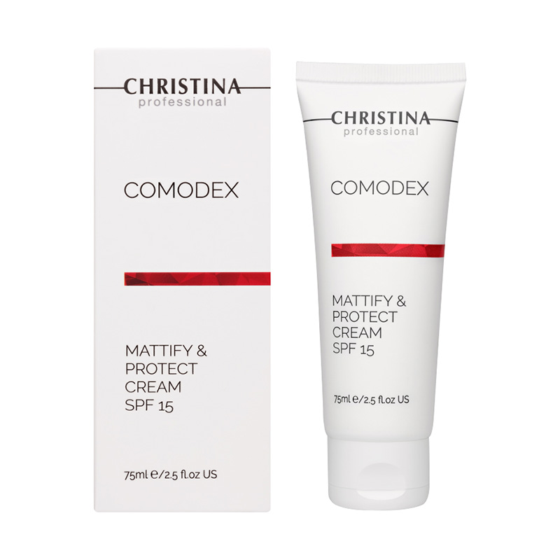 christina comodex mattify & protect cream spf15 Матирующий защитный крем 75 мл CHRISTINA Comodex Mattify & Protect Cream SPF15 Матирующий защитный крем 75 мл — изображение 1