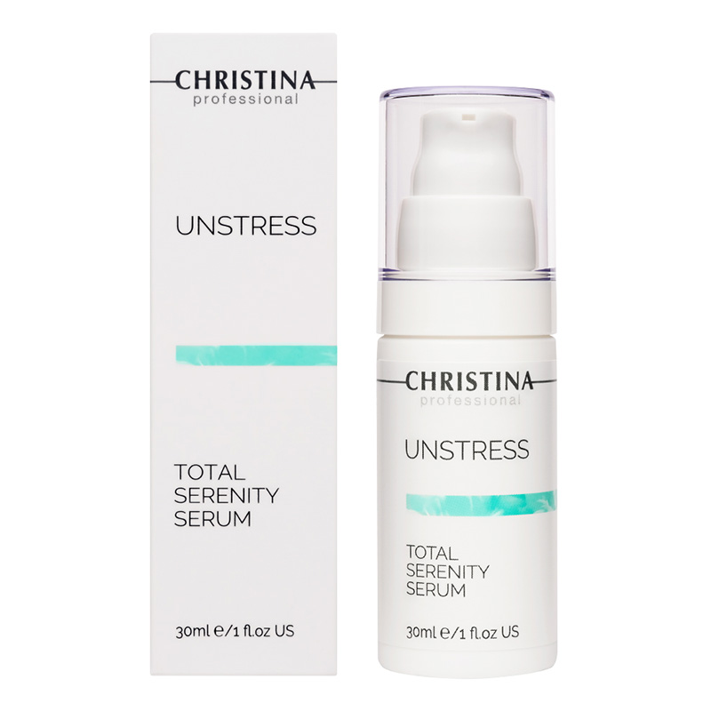 christina unstress total serenity serum Успокаивающая сыворотка Тоталь 30 мл CHRISTINA Unstress Total Serenity Serum Успокаивающая сыворотка Тоталь 30 мл — изображение 1