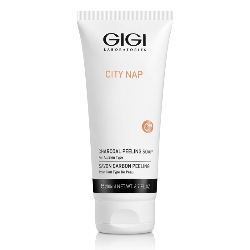 gigi city nap charcoal peeling soap Мыло жидкое для лица 200 мл GIGI City Nap Charcoal Peeling Soap Мыло жидкое для лица 200 мл — изображение 1
