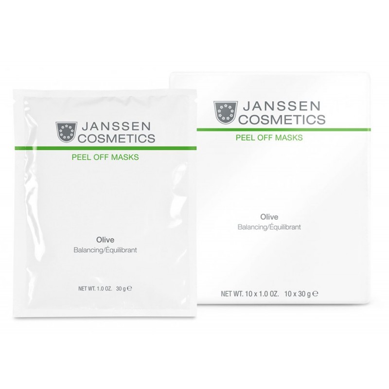 janssen olive balancing Альгинатная anti age успокаивающая, ультраувлажняющая с маслом оливы 30 гр JANSSEN Olive Balancing Альгинатная anti-age успокаивающая, ультраувлажняющая с маслом оливы 30 гр — изображение 1