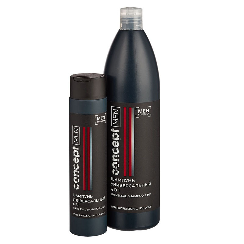 Шампунь универсальный 4 в 1 для ежедневного применения universal shampoo 1000 мл concept Шампунь универсальный 4 в 1 для ежедневного применения Universal Shampoo 1000 мл CONCEPT — изображение 1