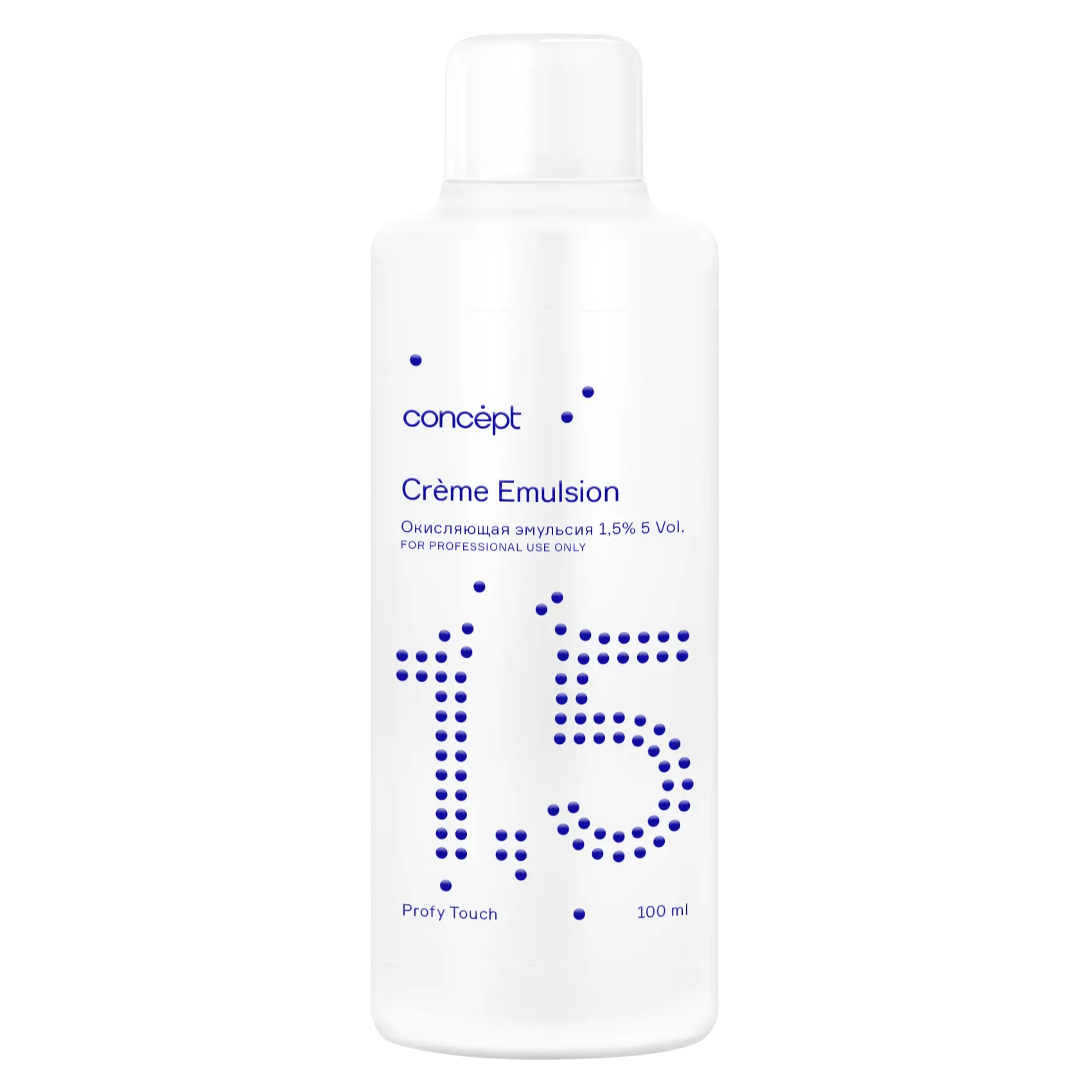 concept profy touch creme emulsion Окисляющая эмульсия 1,5% 100 мл CONCEPT Profy Touch Creme Emulsion Окисляющая эмульсия 1,5% 100 мл — изображение 1