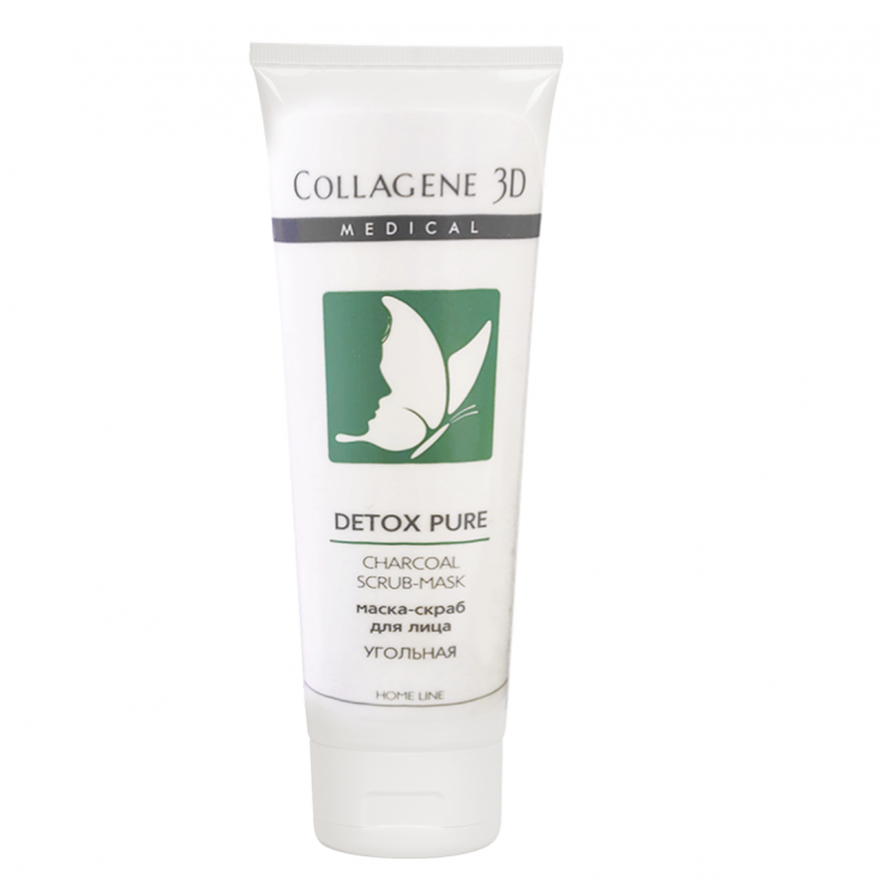Маска скраб угольная detox pure, 75 мл,, collagene 3d medical Маска-скраб угольная DETOX PURE, 75 мл,, COLLAGENE 3D Medical — изображение 1