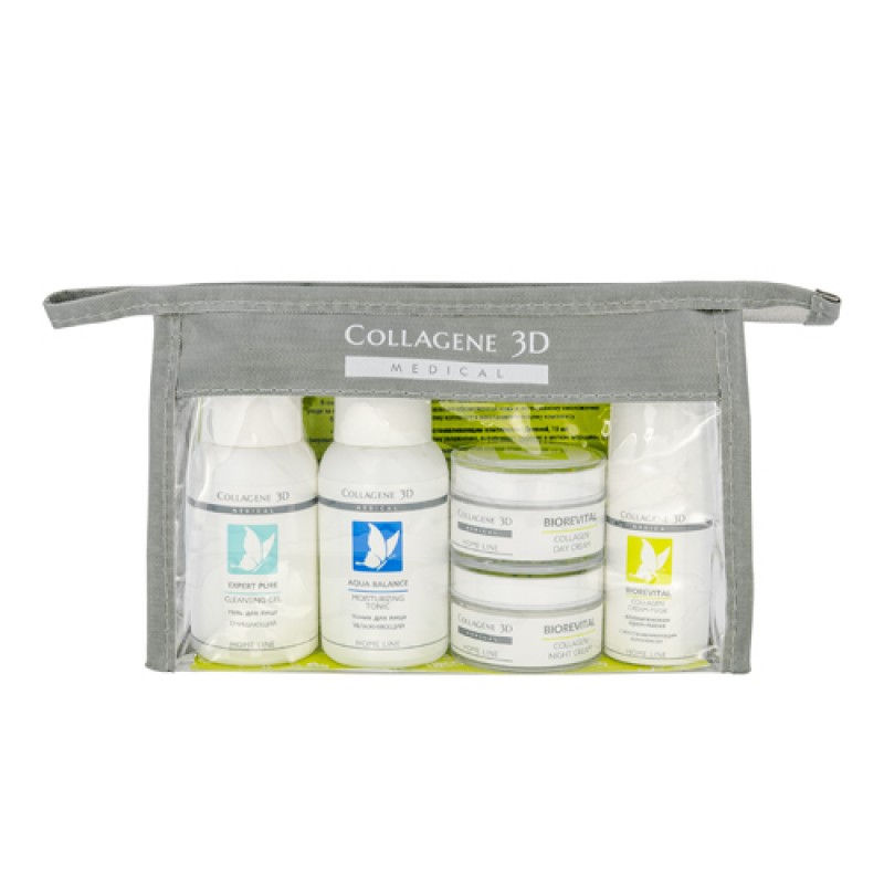 travel kit biorevital (Набор), 15мл+15мл+15мл+50мл+50мл,, collagene 3d medical Travel Kit Biorevital (Набор), 15мл+15мл+15мл+50мл+50мл,, COLLAGENE 3D Medical — изображение 1