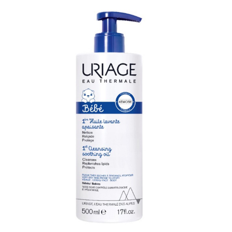 uriage bebe Первое очищающее успокаивающее масло 500 мл URIAGE Bebe Первое очищающее успокаивающее масло 500 мл — изображение 1