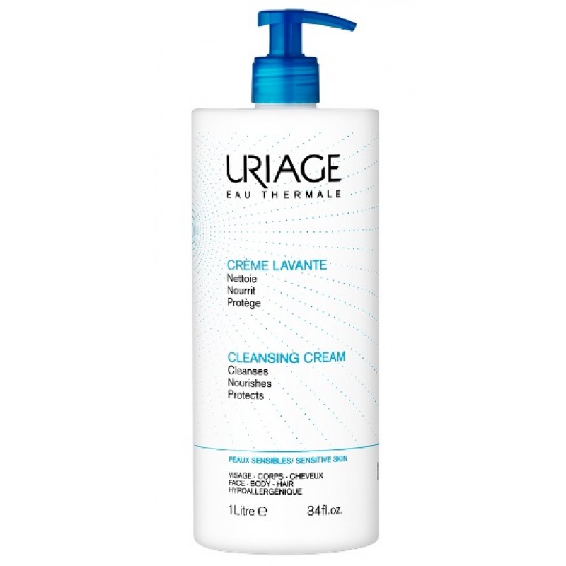 uriage cleansing cream Очищающий пенящийся крем 1000 мл URIAGE Cleansing Cream Очищающий пенящийся крем 1000 мл — изображение 1