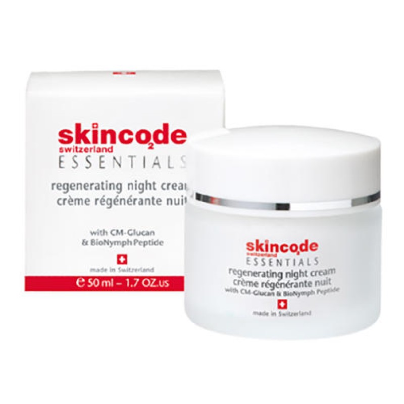 СКИНКОД Восстанавливающий ночной крем, 50 мл, Основной уход essentials, skincode СКИНКОД Восстанавливающий ночной крем, 50 мл, Основной уход ESSENTIALS, SKINCODE — изображение 1