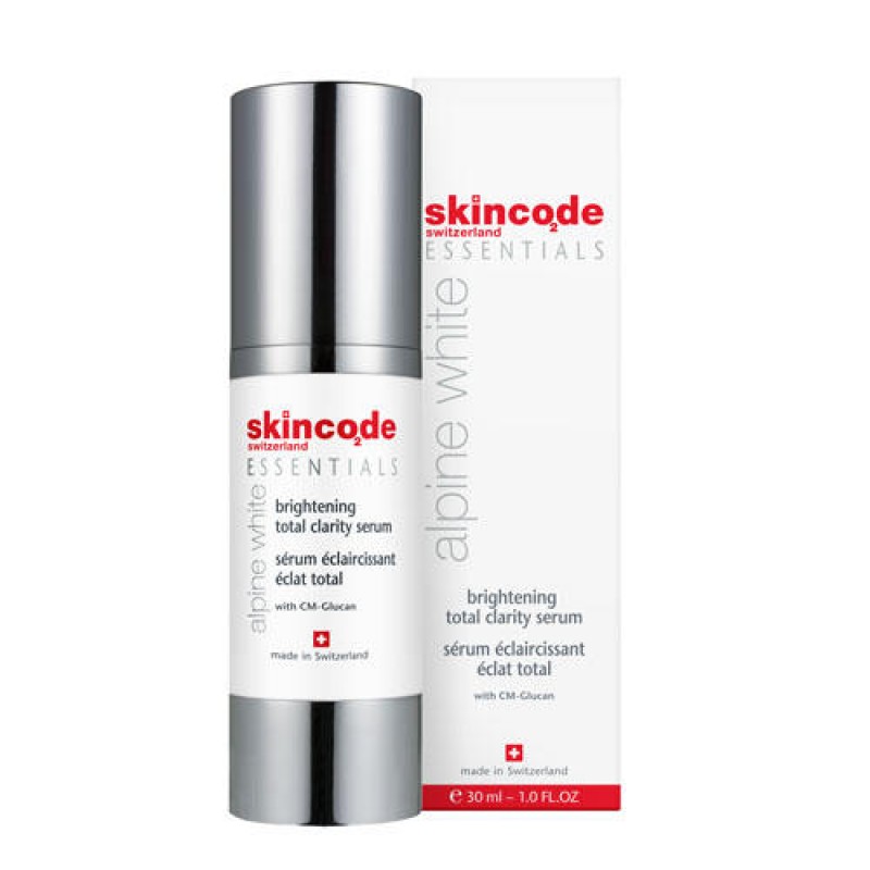 СКИНКОД Осветляющая сыворотка, 30 мл, Отбеливающая гамма alpine white, skincode СКИНКОД Осветляющая сыворотка, 30 мл, Отбеливающая гамма ALPINE WHITE, SKINCODE — изображение 1