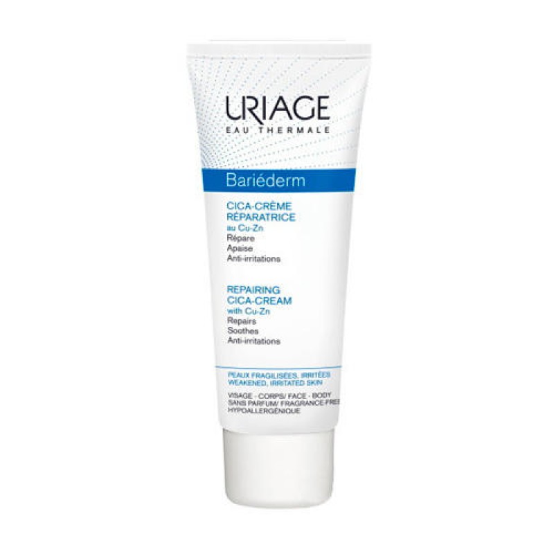 uriage bariederm Восстанавливающий цика крем с cu zn 100 мл URIAGE Bariederm Восстанавливающий цика-крем с Cu-Zn 100 мл — изображение 1