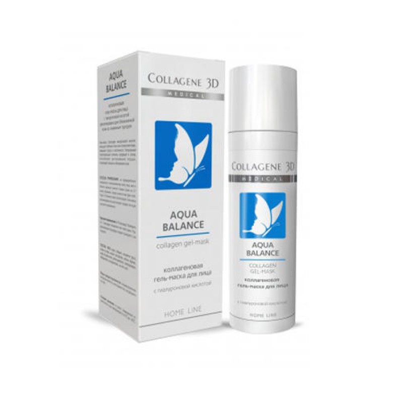 aqua balance collagen gel mask Гель маска с гиалуроновой кислотой 30 мл collagene 3d medical Aqua Balance Collagen Gel-mask Гель-маска с гиалуроновой кислотой 30 мл COLLAGENE 3D MEDICAL — изображение 1