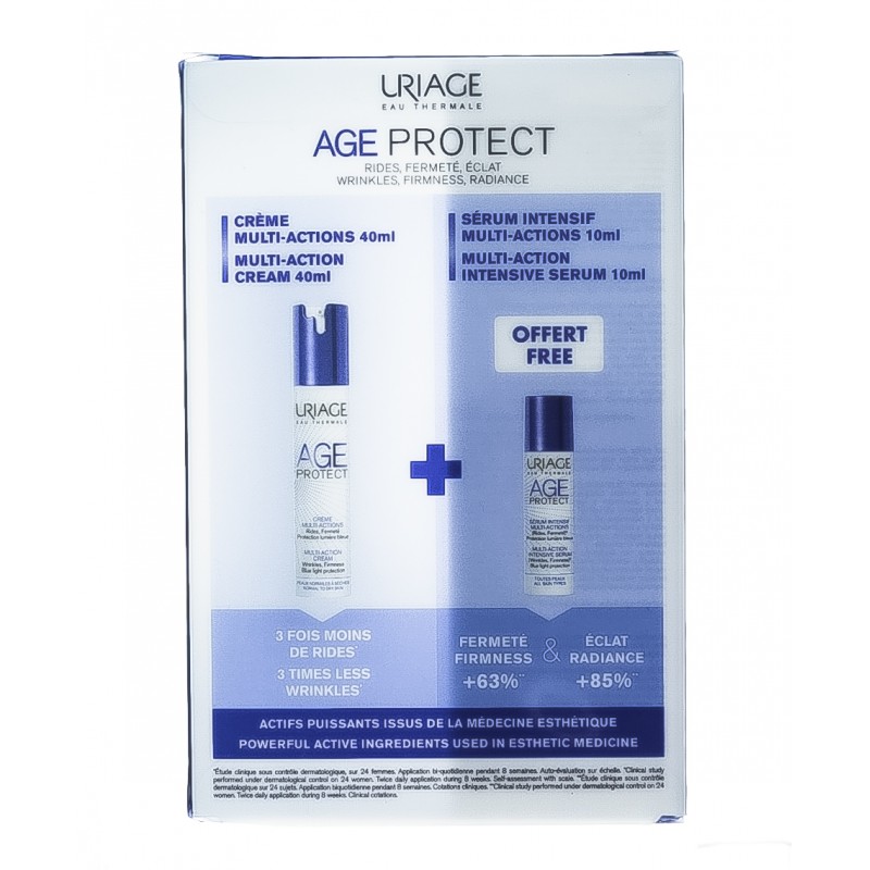 uriage age protect Набор Многофункц. дневной крем 40 мл + Сыворотка 10 мл URIAGE Age Protect Набор Многофункц. дневной крем 40 мл + Сыворотка 10 мл — изображение 1