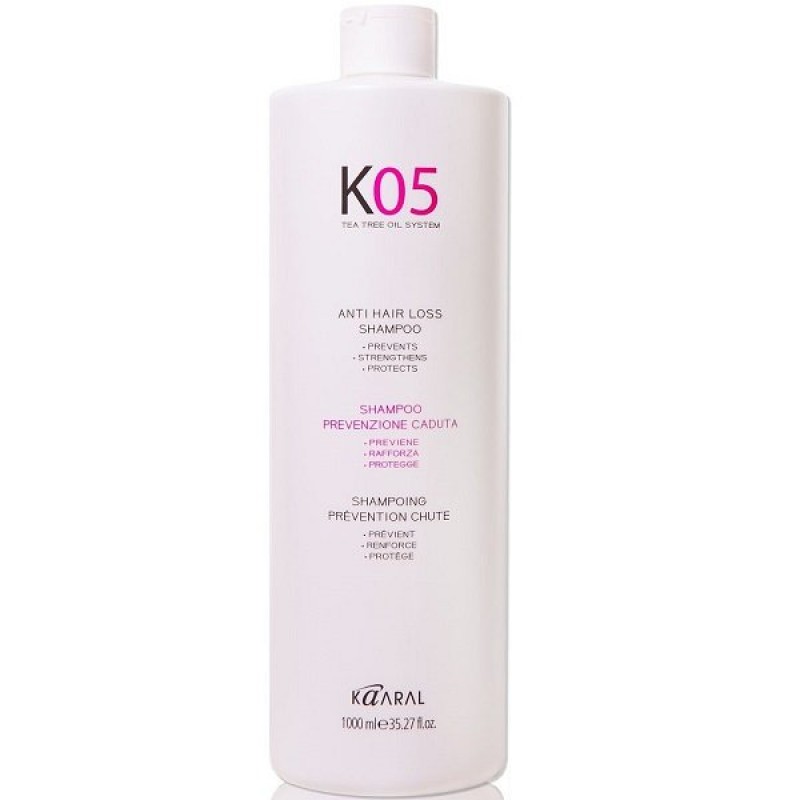 К05 hair loss shampoo ШАМПУНЬ против выпадения волос 1000 мл kaaral К05 HAIR LOSS SHAMPOO ШАМПУНЬ против выпадения волос 1000 мл KAARAL — изображение 1