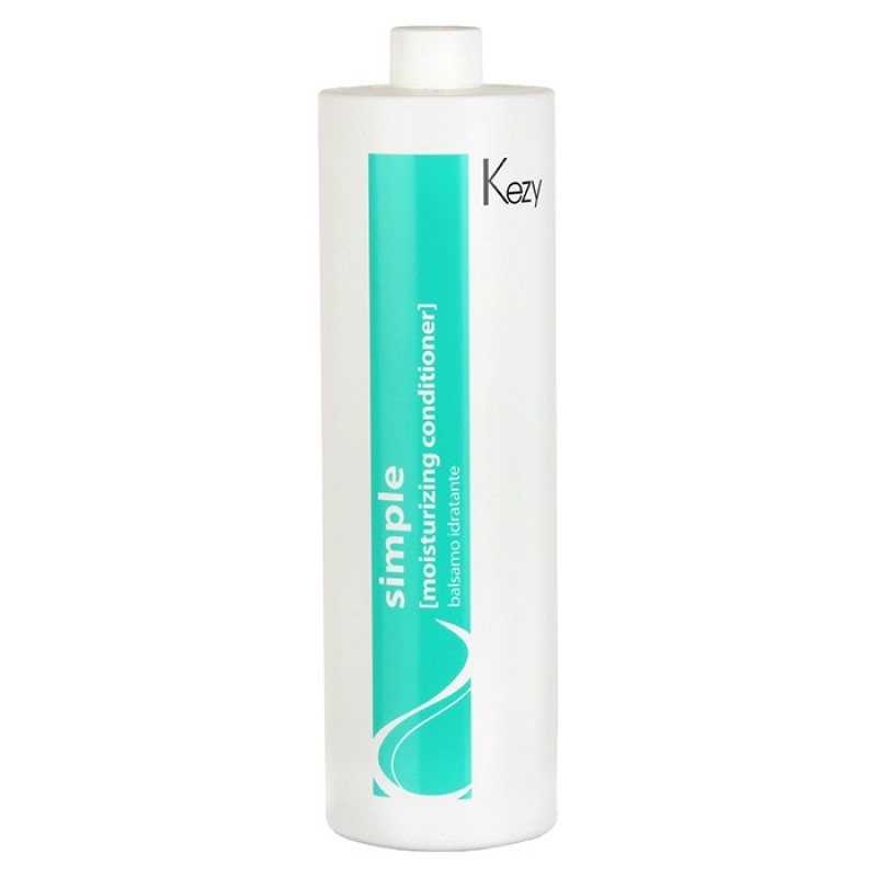 simple moisturizing conditioner Бальзам увлажняющий для всех типов волос 1000 мл kezy 92005 SIMPLE Moisturizing Conditioner Бальзам увлажняющий для всех типов волос 1000 мл KEZY 92005 — изображение 1