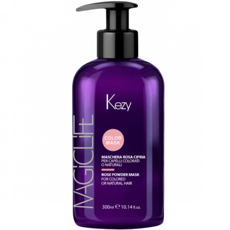 rose powder mask for colored or natural hair Маска «Пудра» для окрашенных или натуральных волос 300 мл kezy 95050 Rose Powder mask for colored or natural hair Маска «Пудра» для окрашенных или натуральных волос 300 мл KEZY 95050 — изображение 1