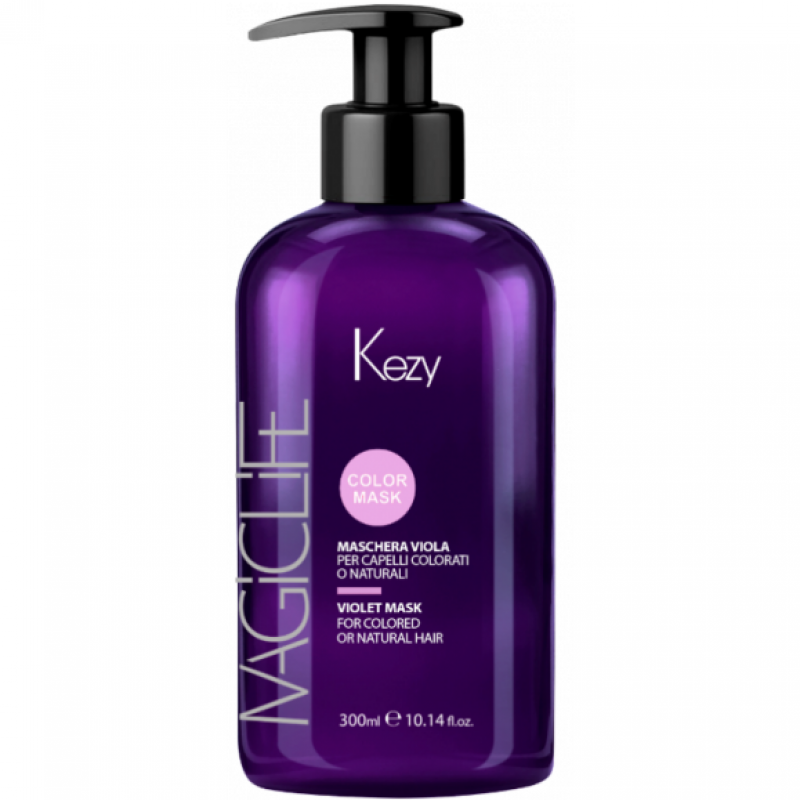 violet mask for colored or natural hair Маска «Фиалка» для окрашенных или натуральных волос 300 мл kezy 95053 Violet mask for colored or natural hair Маска «Фиалка» для окрашенных или натуральных волос 300 мл KEZY 95053 — изображение 1
