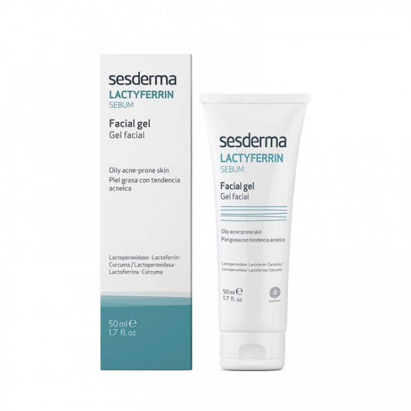 sesderma lactyferrin sebum facial gel Гель для лица увлажняющий 50 мл SesDerma LACTYFERRIN Sebum facial gel Гель для лица увлажняющий 50 мл — изображение 1