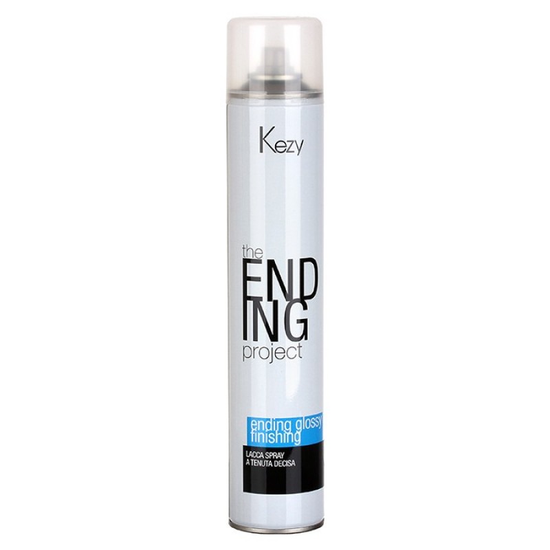 the ending project ending glossy finishing spray firm hold Спрей лак надежной фиксации 500 мл kezy 10024 The Ending Project Ending glossy finishing spray firm hold Спрей-лак надежной фиксации 500 мл KEZY 10024 — изображение 1