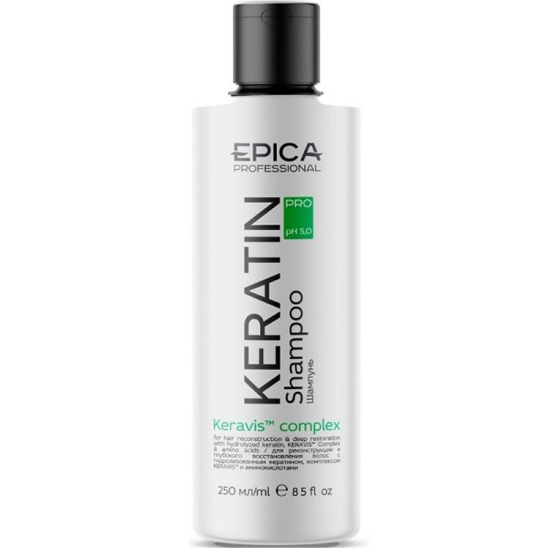 epica keratin pro, Шампунь для реконструкции и глубокого восстановления волос, 250 мл EPICA KERATIN PRO, Шампунь для реконструкции и глубокого восстановления волос, 250 мл — изображение 1