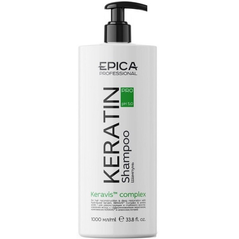 epica keratin pro, Шампунь для реконструкции и глубокого восстановления волос, 1000 мл EPICA KERATIN PRO, Шампунь для реконструкции и глубокого восстановления волос, 1000 мл — изображение 1