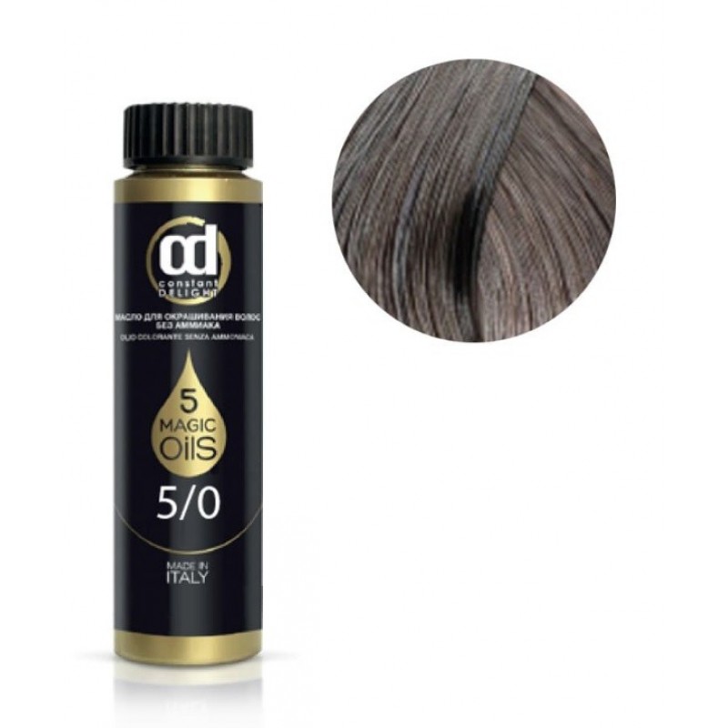 Масло для окрашивания волос 5.0 каштаново русый 50 мл constant delight Масло для окрашивания волос 5.0 каштаново-русый 50 мл CONSTANT DELIGHT — изображение 1