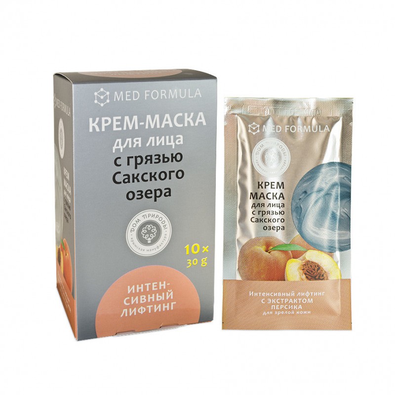 Крем маска ИНТЕНСИВНЫЙ ЛИФТИНГ для зрелой кожи с грязью Сакского озера, 30 г*10 Крем-маска ИНТЕНСИВНЫЙ ЛИФТИНГ для зрелой кожи с грязью Сакского озера, 30 г*10 — изображение 1