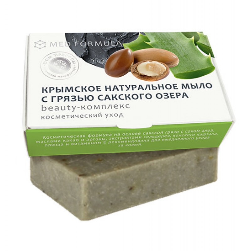 Мыло на основе грязи Сакского озера beauty КОМПЛЕКС, 100 г Мыло на основе грязи Сакского озера BEAUTY-КОМПЛЕКС, 100 г — изображение 1