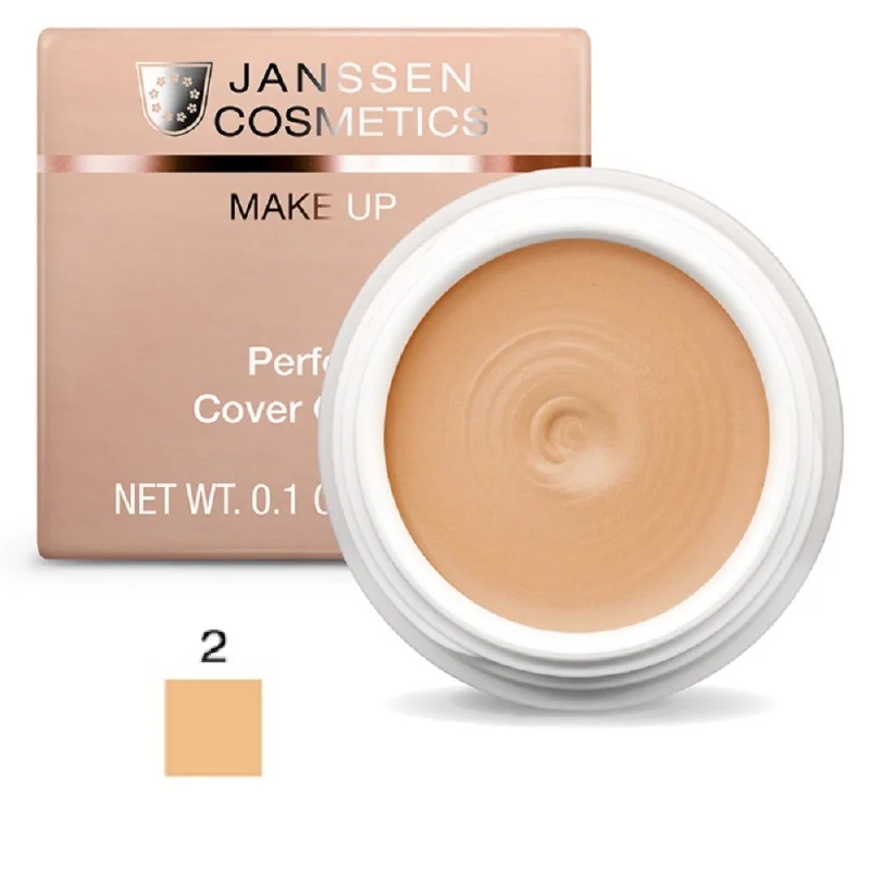 janssen perfect cover cream Тональный крем камуфляж с высокой кроющей способностью тон 2 5 мл JANSSEN Perfect Cover Cream Тональный крем-камуфляж с высокой кроющей способностью тон 2 5 мл — изображение 1