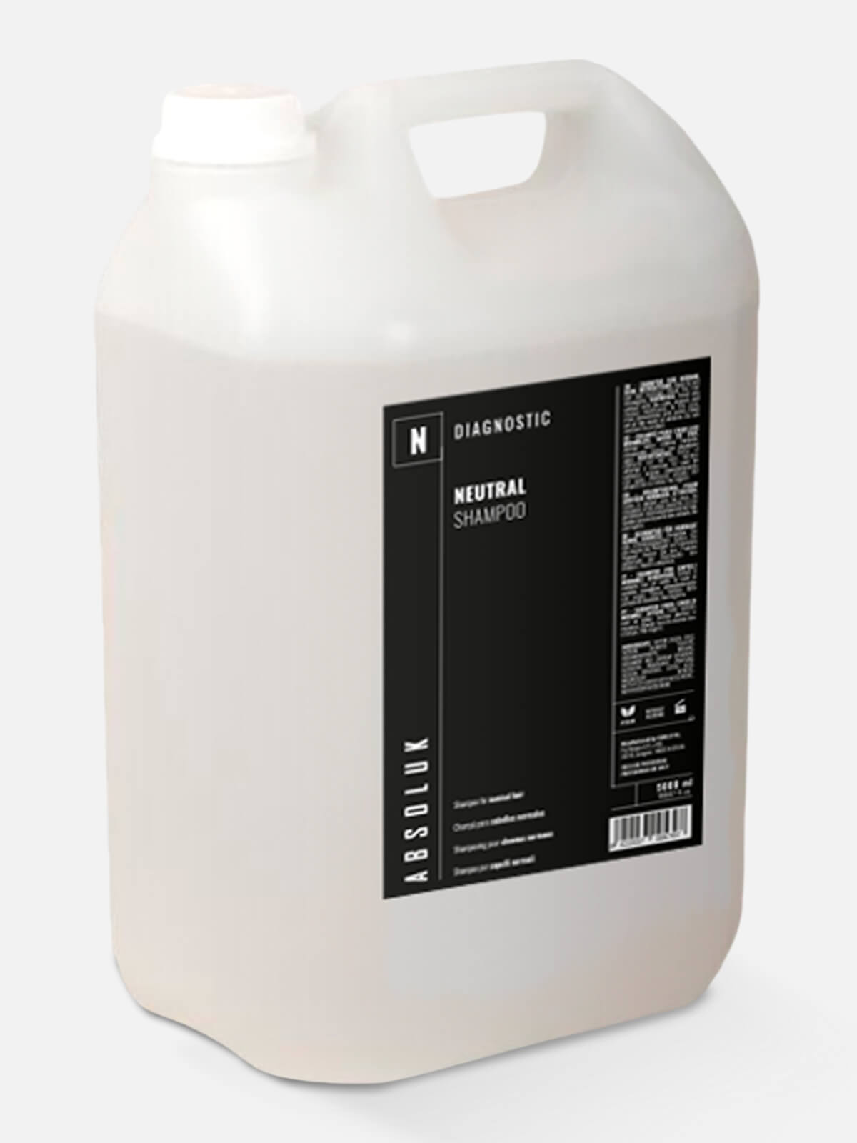 absoluk Шампунь нейтральный для волос neutral shampoo 5000мл ABSOLUK Шампунь нейтральный для волос NEUTRAL SHAMPOO 5000мл — изображение 1