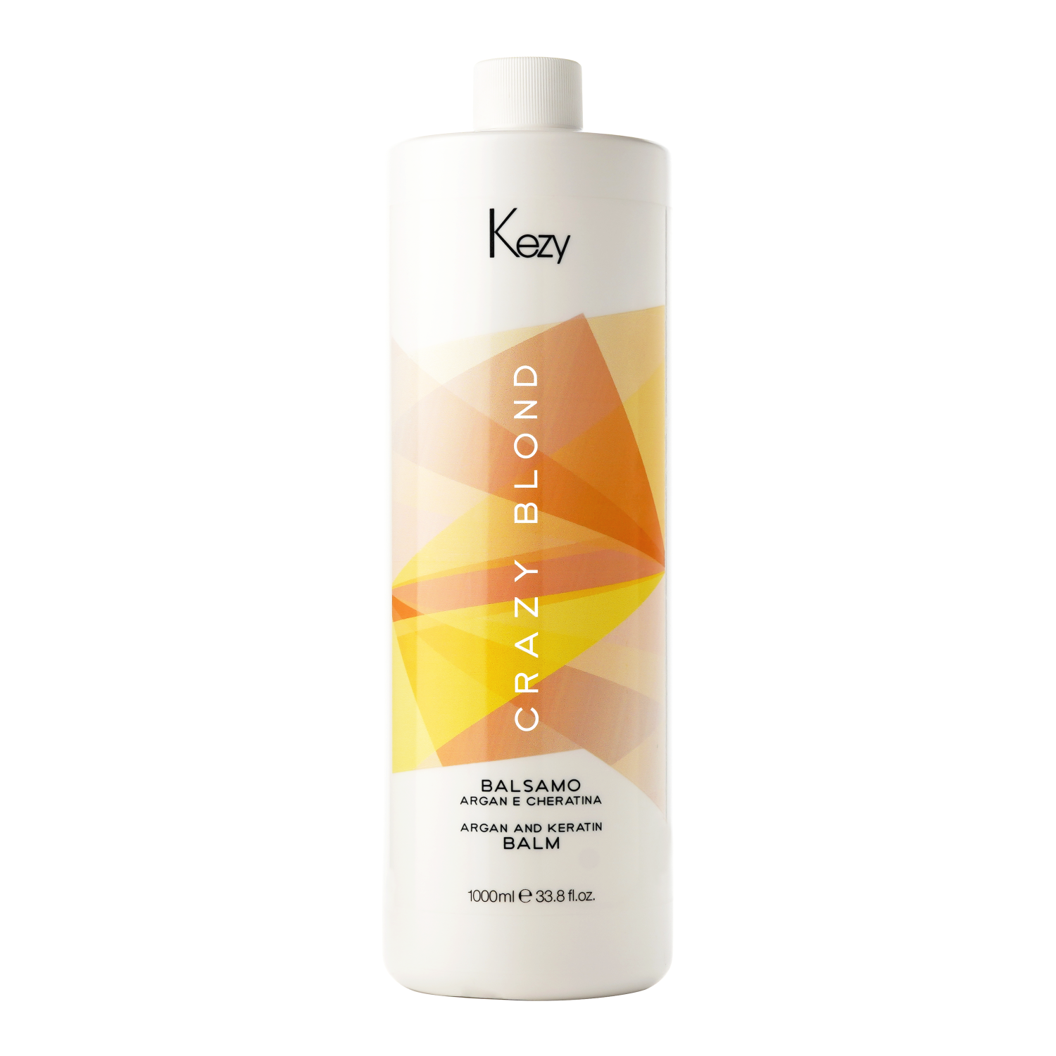crazy blond argan and keratin balm Бальзам деликатный для поврежденных волос 1000 мл kezy Crazy Blond Argan and Keratin Balm Бальзам деликатный для поврежденных волос 1000 мл KEZY — изображение 1