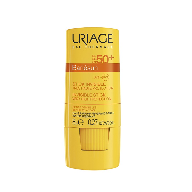 uriage bariesun spf50+ Невидимый стик для чувствительных зон 8 гр URIAGE Bariesun SPF50+ Невидимый стик для чувствительных зон 8 гр — изображение 1