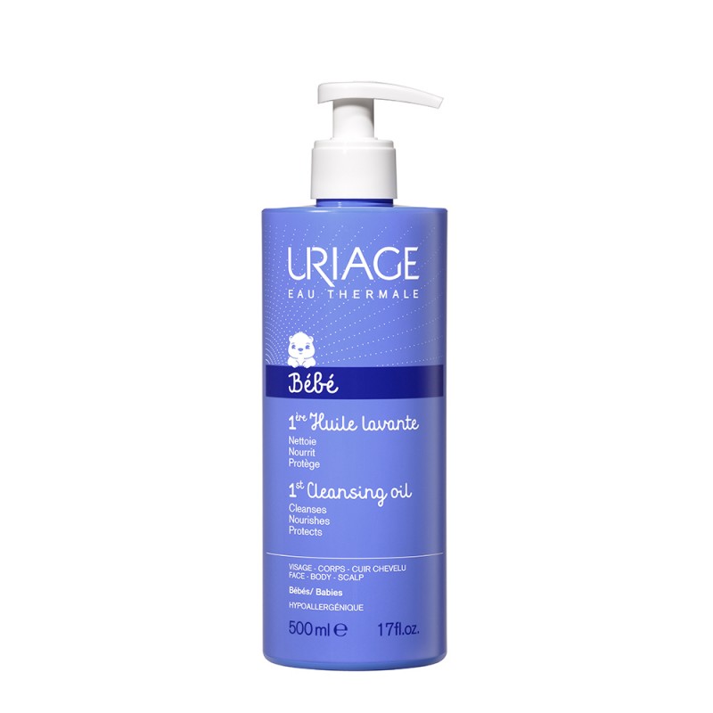 uriage bebe Первое Очищающее пенящееся масло 500 мл URIAGE Bebe Первое Очищающее пенящееся масло 500 мл — изображение 1