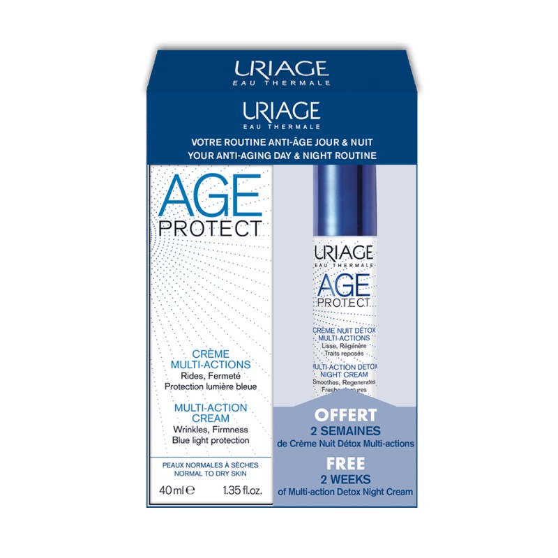 uriage age protect Набор Многофункц. Дневной крем 40 мл + Крем детокс 10 мл URIAGE Age Protect Набор Многофункц. Дневной крем 40 мл + Крем-детокс 10 мл — изображение 1