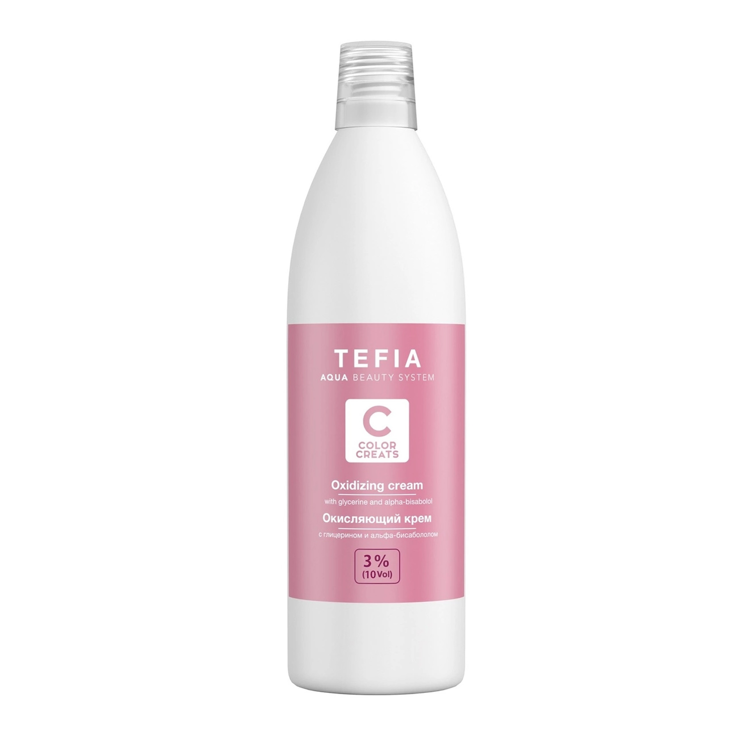 tefia color creats Окисляющий крем 3% (vol 10) с глицерином и альфа бисабололом 1000 мл Tefia Color Creats Окисляющий крем 3% (vol 10) с глицерином и альфа-бисабололом 1000 мл — изображение 1