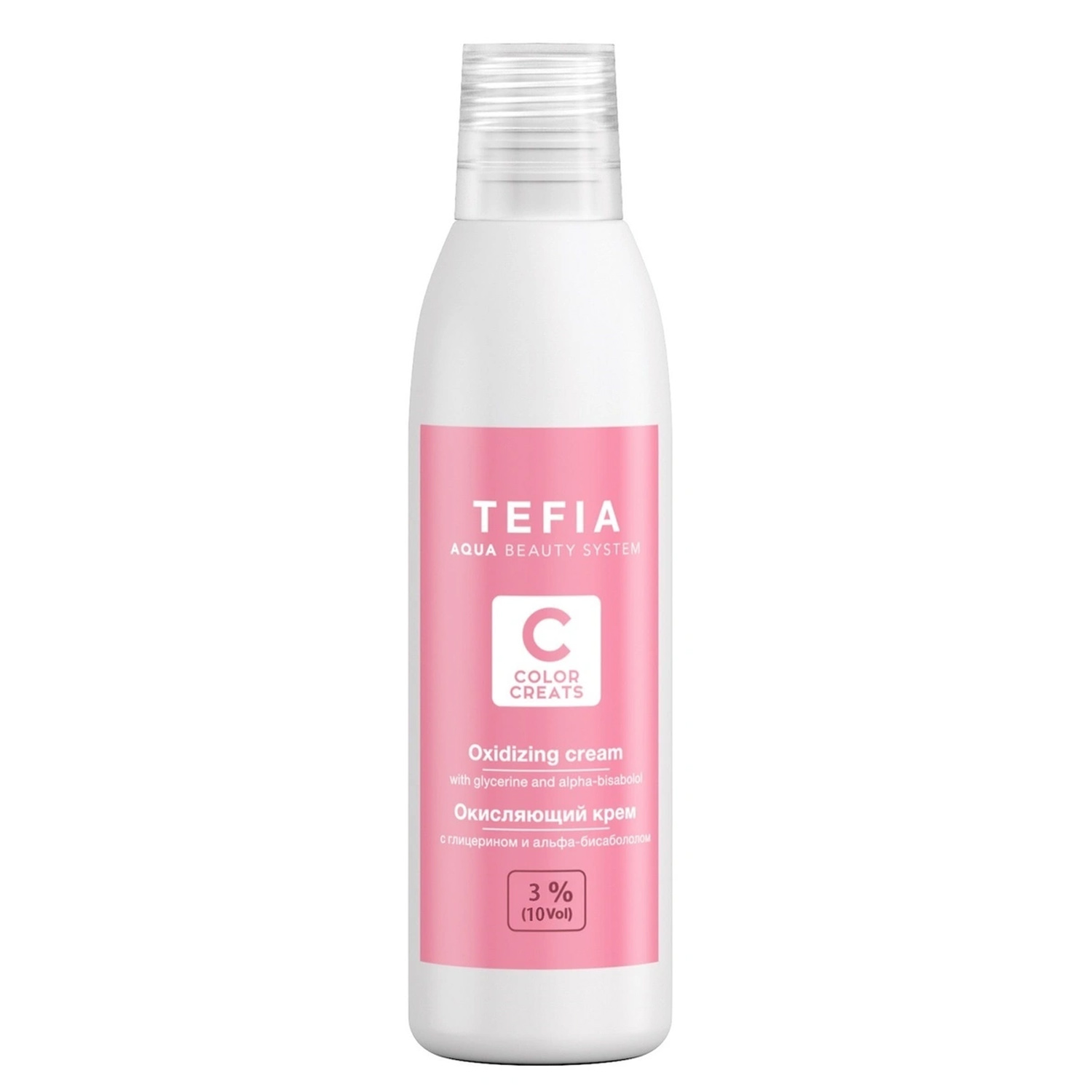 tefia color creats Окисляющий крем 3% (vol 10) с глицерином и альфа бисабололом 120 мл Tefia Color Creats Окисляющий крем 3% (vol 10) с глицерином и альфа-бисабололом 120 мл — изображение 1