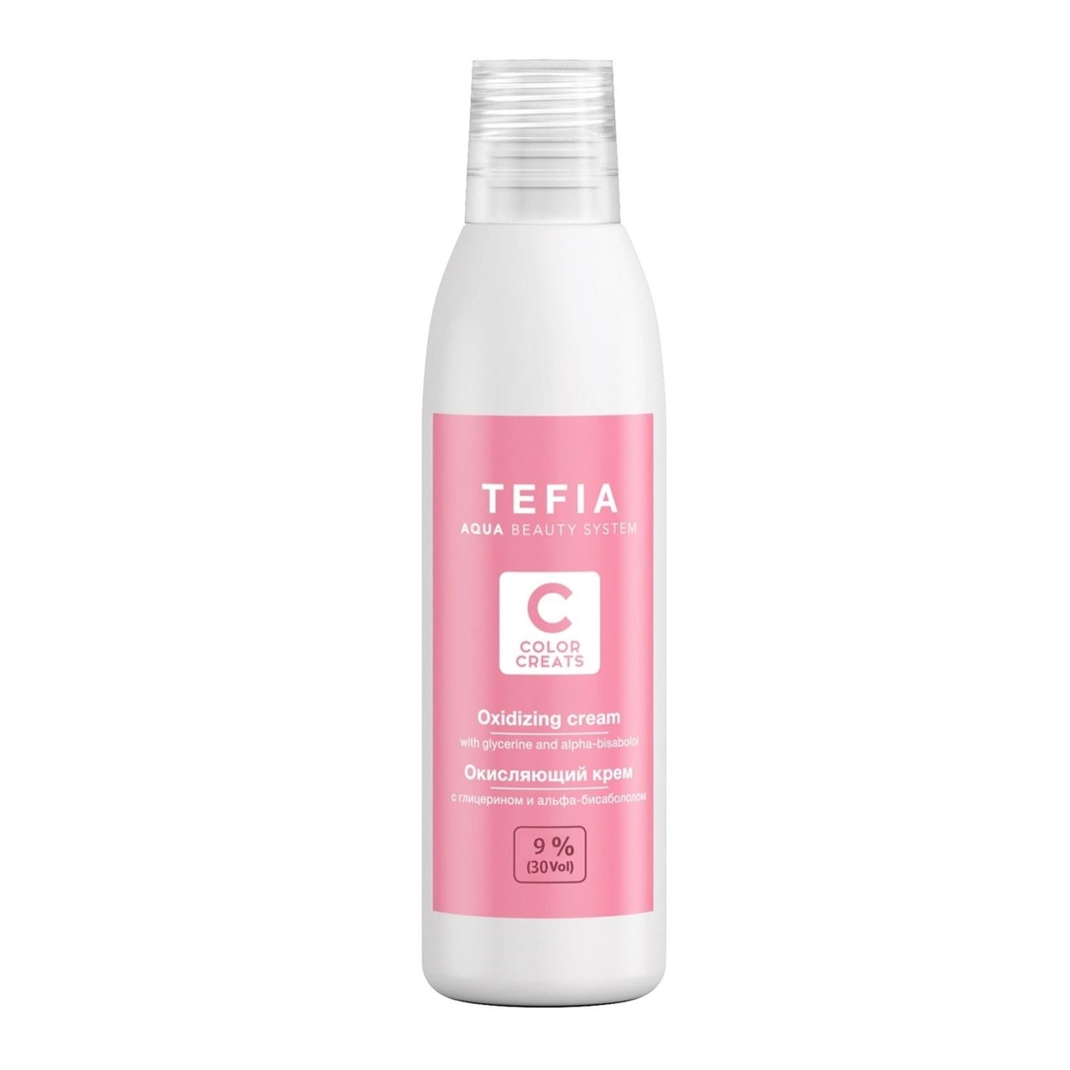 tefia color creats Окисляющий крем 9% (vol 30) с глицерином и альфа бисабололом 120 мл Tefia Color Creats Окисляющий крем 9% (vol 30) с глицерином и альфа-бисабололом 120 мл — изображение 1