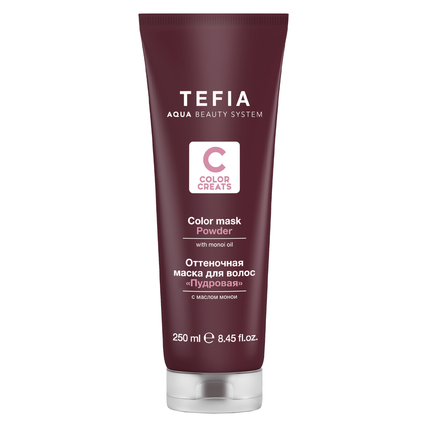 tefia color creats Оттеночная маска для волос Пудровая с маслом монои 250 мл TEFIA Color Creats Оттеночная маска для волос Пудровая с маслом монои 250 мл — изображение 1