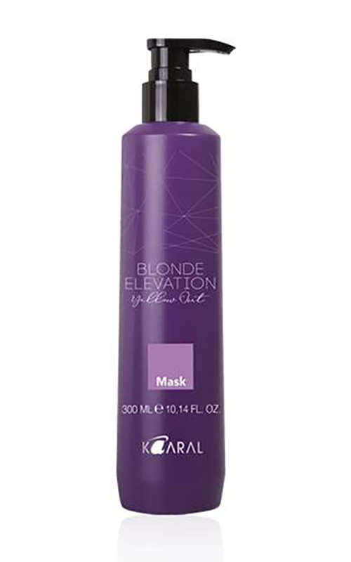 kp be1075, blonde elevation mask Антижелтая маска для волос, 300 мл, kaaral KP_BE1075, BLONDE ELEVATION MASK Антижелтая маска для волос, 300 мл, KAARAL — изображение 1