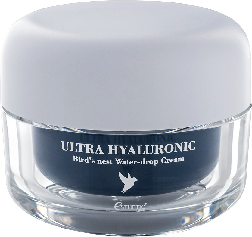 esthetic house ultra hyaluronic acid bird's nest water drop cream Крем для лица с ласточкиным гнездом 50 мл Esthetic House Ultra Hyaluronic Acid Bird's Nest Water-Drop Cream Крем для лица с ласточкиным гнездом 50 мл — изображение 1
