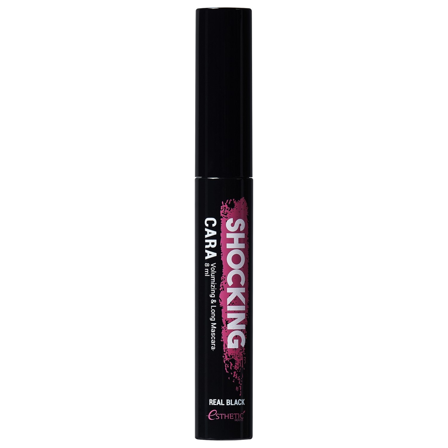 shocking cara volumizing&long mascara (real black) / Тушь для ресниц Чёрная, 8 мл Shocking Cara Volumizing&long Mascara (Real black) / Тушь для ресниц Чёрная, 8 мл — изображение 1