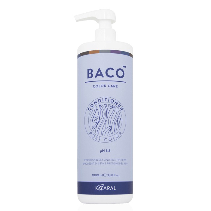 baco conditioner post color Кондиционер стабилизатор цвета для волос ph 3.5 1000 мл kaaral Baco Conditioner Post Color Кондиционер-стабилизатор цвета для волос pH 3.5 1000 мл KAARAL — изображение 1