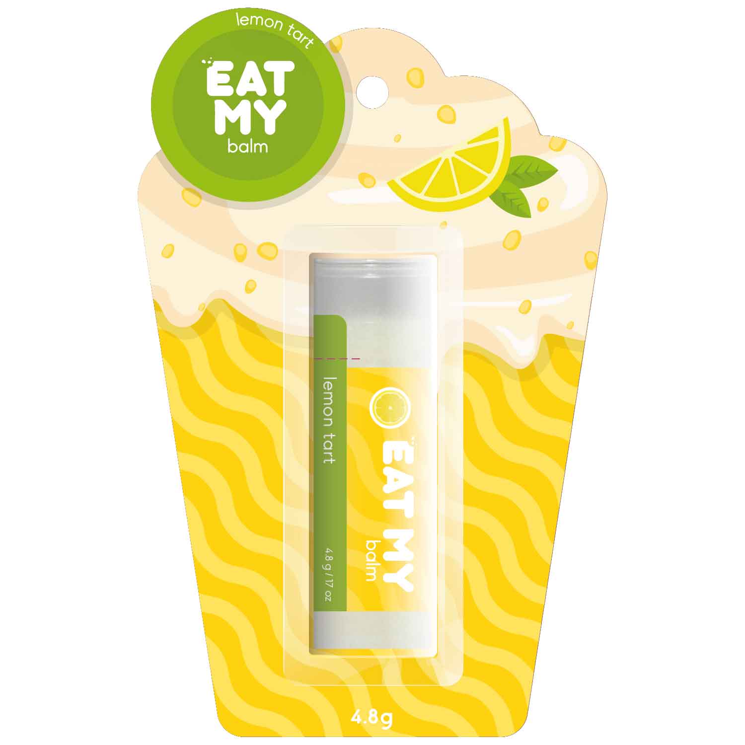 eat my balm lemon tart Бальзам для губ Лимонный тарт 4.8 гр Eat My Balm Lemon Tart Бальзам для губ Лимонный тарт 4.8 гр — изображение 1