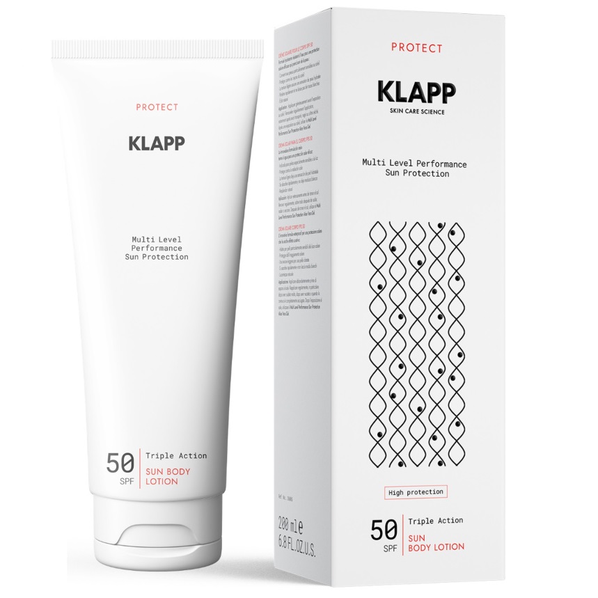 klapp protect sun body lotion spf50 Солнцезащитный лосьон для тела 200 мл KLAPP Protect Sun Body Lotion SPF50 Солнцезащитный лосьон для тела 200 мл — изображение 1