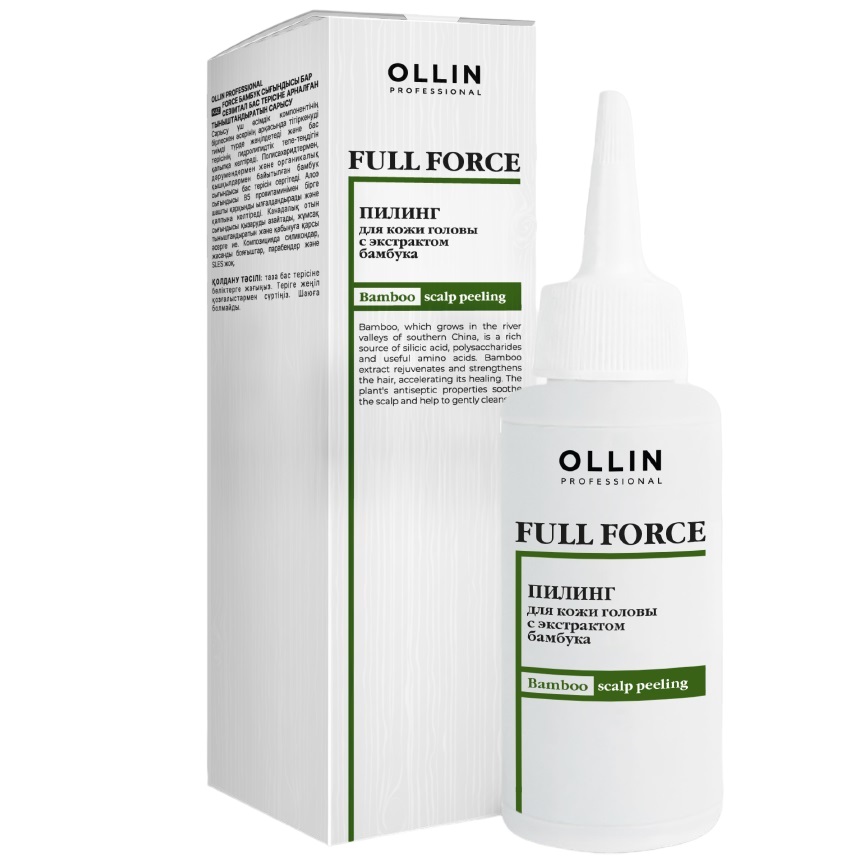ollin professional full force Пилинг для кожи головы с экстрактом бамбука 80 мл Ollin Professional Full Force Пилинг для кожи головы с экстрактом бамбука 80 мл — изображение 1