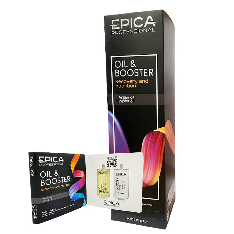 epica recovery and nutrition / Экспресс восстановление и питание волос (монодозы), Масло 10 мл.+ Бустер 10 мл. EPICA Recovery and nutrition / Экспресс восстановление и питание волос (монодозы), Масло 10 мл.+ Бустер 10 мл. — изображение 1